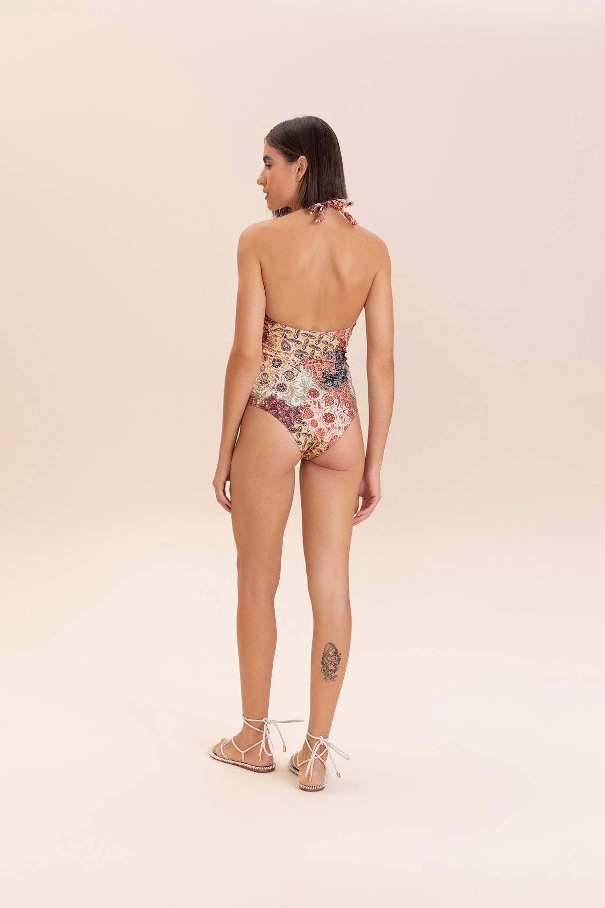 Boho Bloom Cross Swimsuit