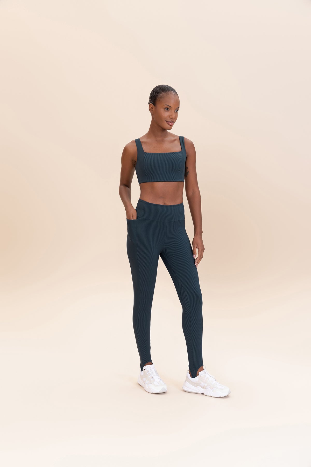 Rib Gloss Sports Bra