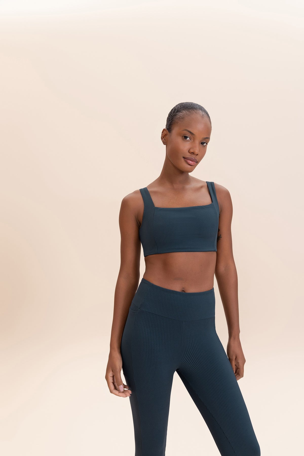 Rib Gloss Sports Bra