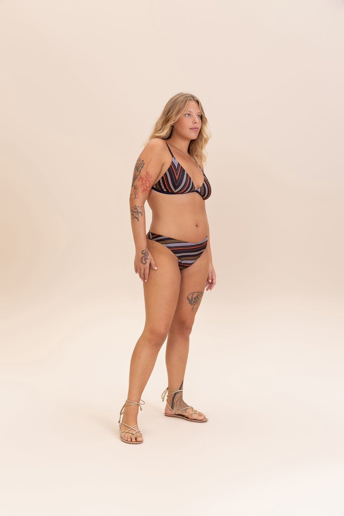 Blaze Triangle Bikini Top