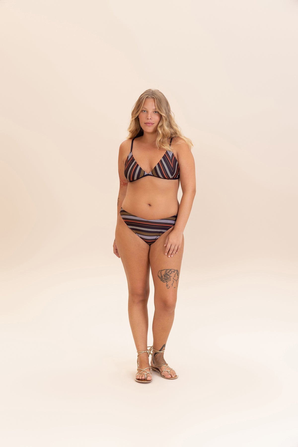 Blaze Triangle Bikini Top