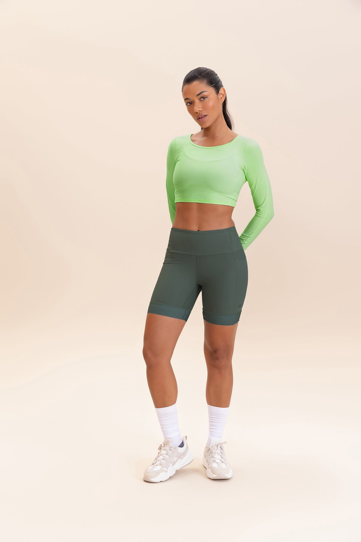 Harmony Crop Long-Sleeve Top