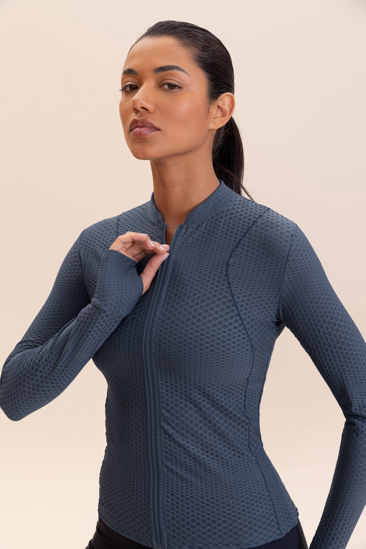 Effect Texture Run Jacket