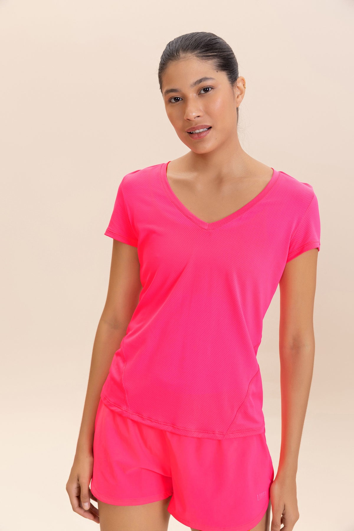 Action Side V-Neck T-Shirt