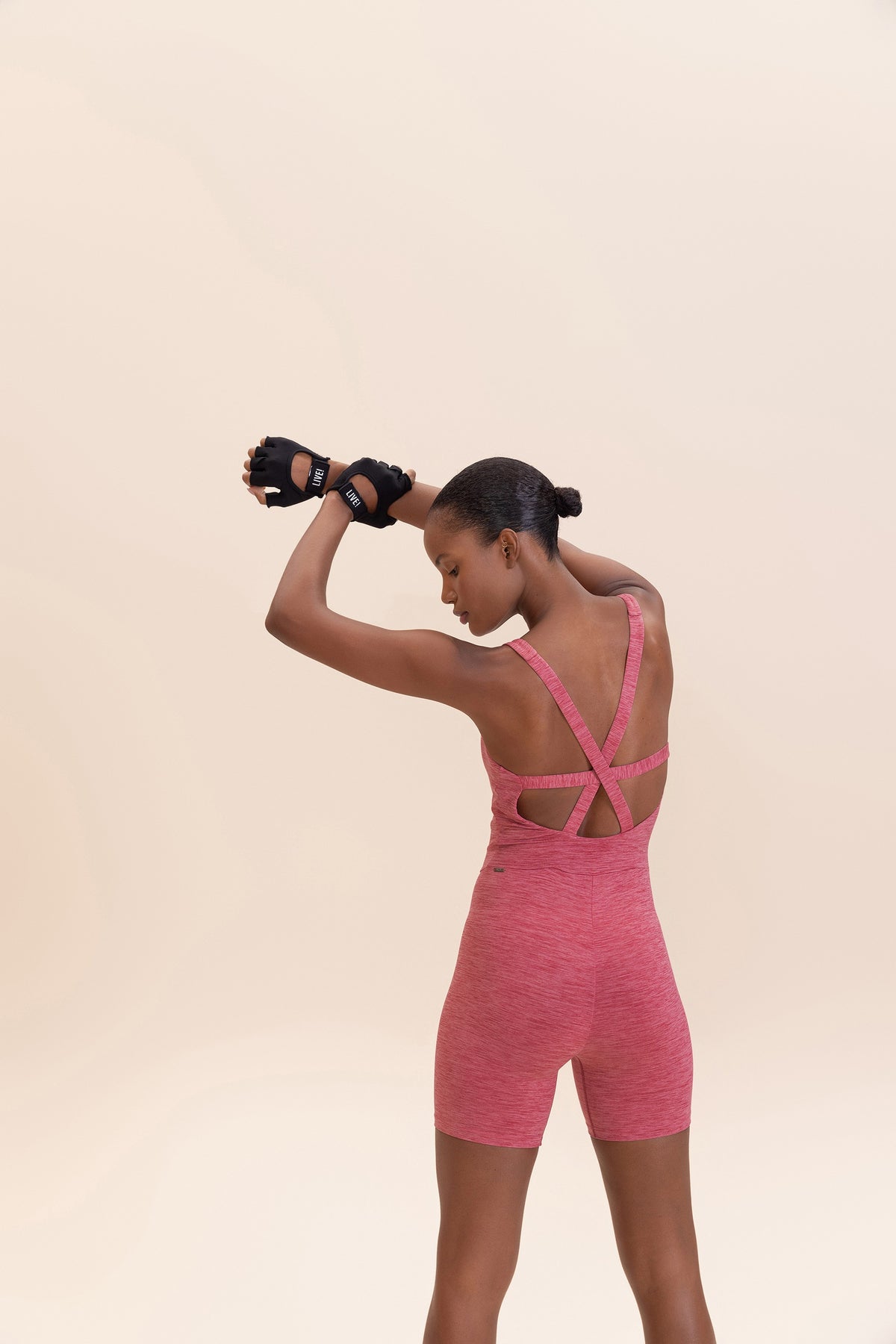 Cross MeIange Long Jumpsuit