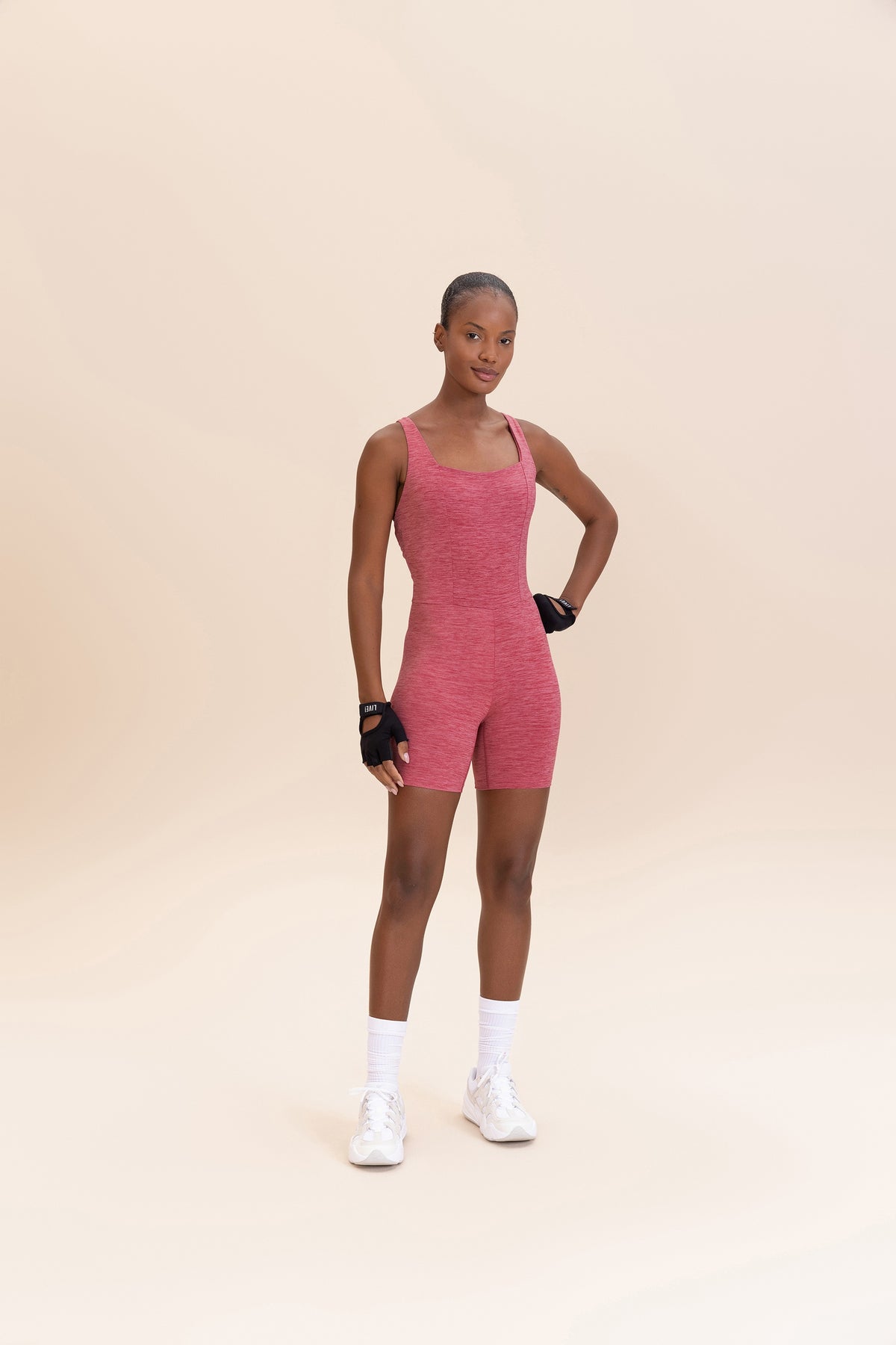 Cross MeIange Long Jumpsuit