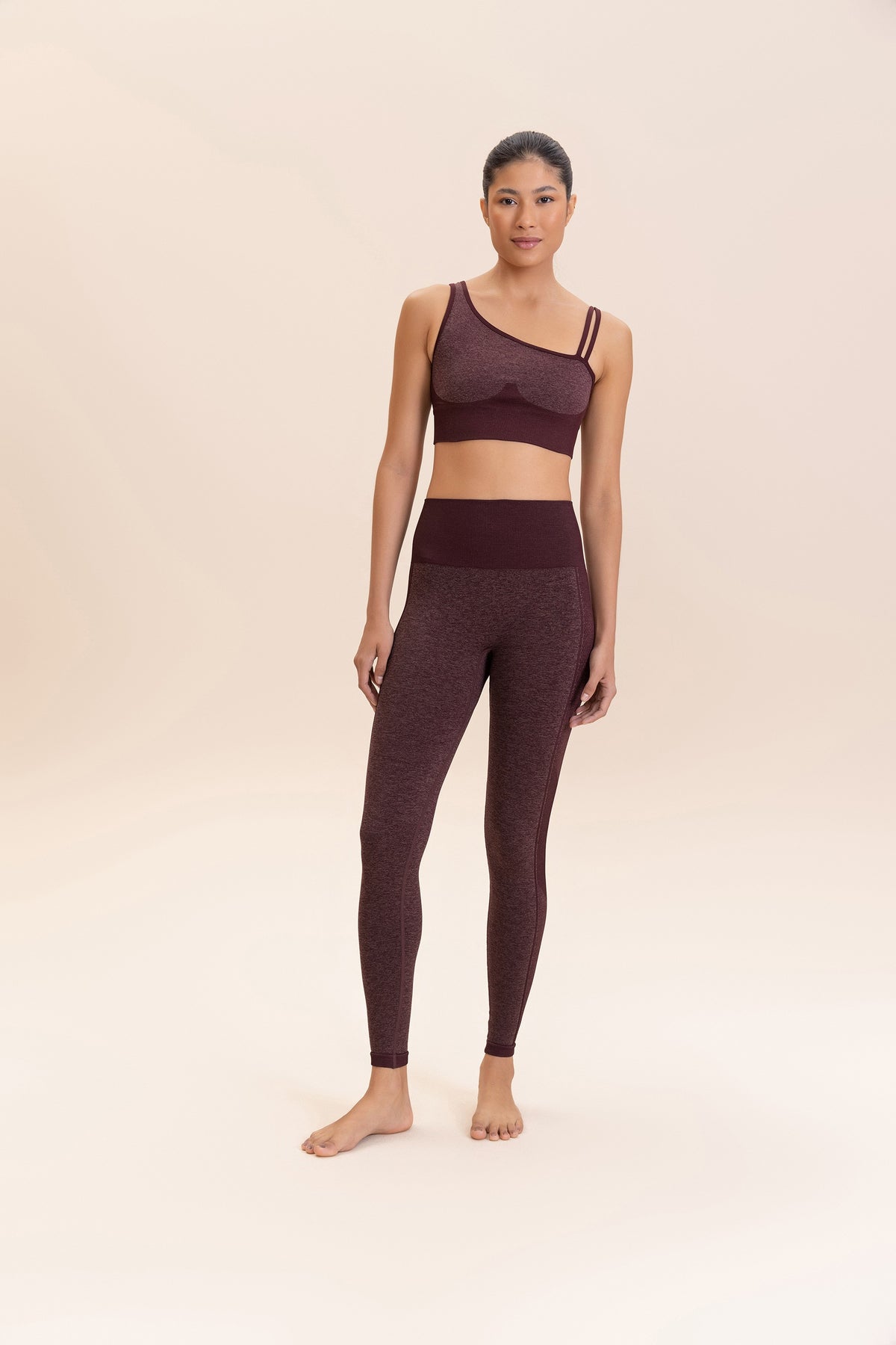 Angle Seamless  Sports Bra