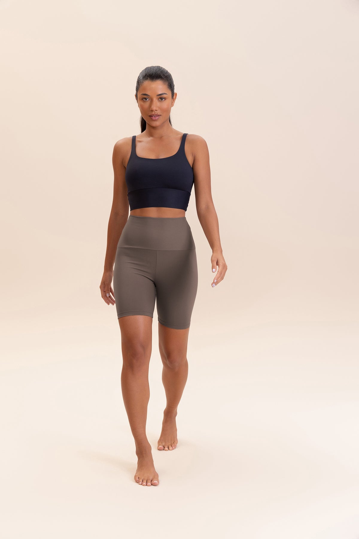 ByNature Wide-Waistband Long Shorts