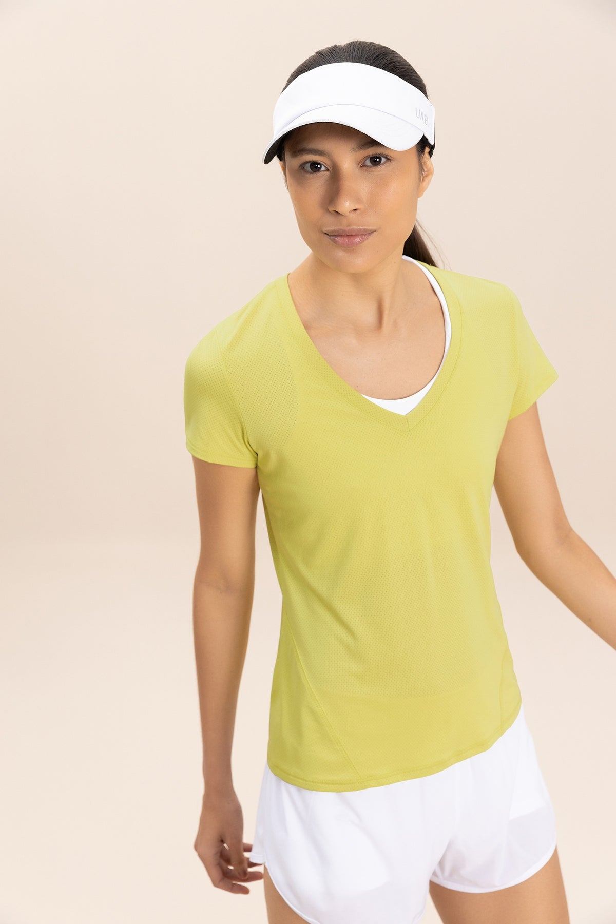 Action Side V-Neck T-Shirt