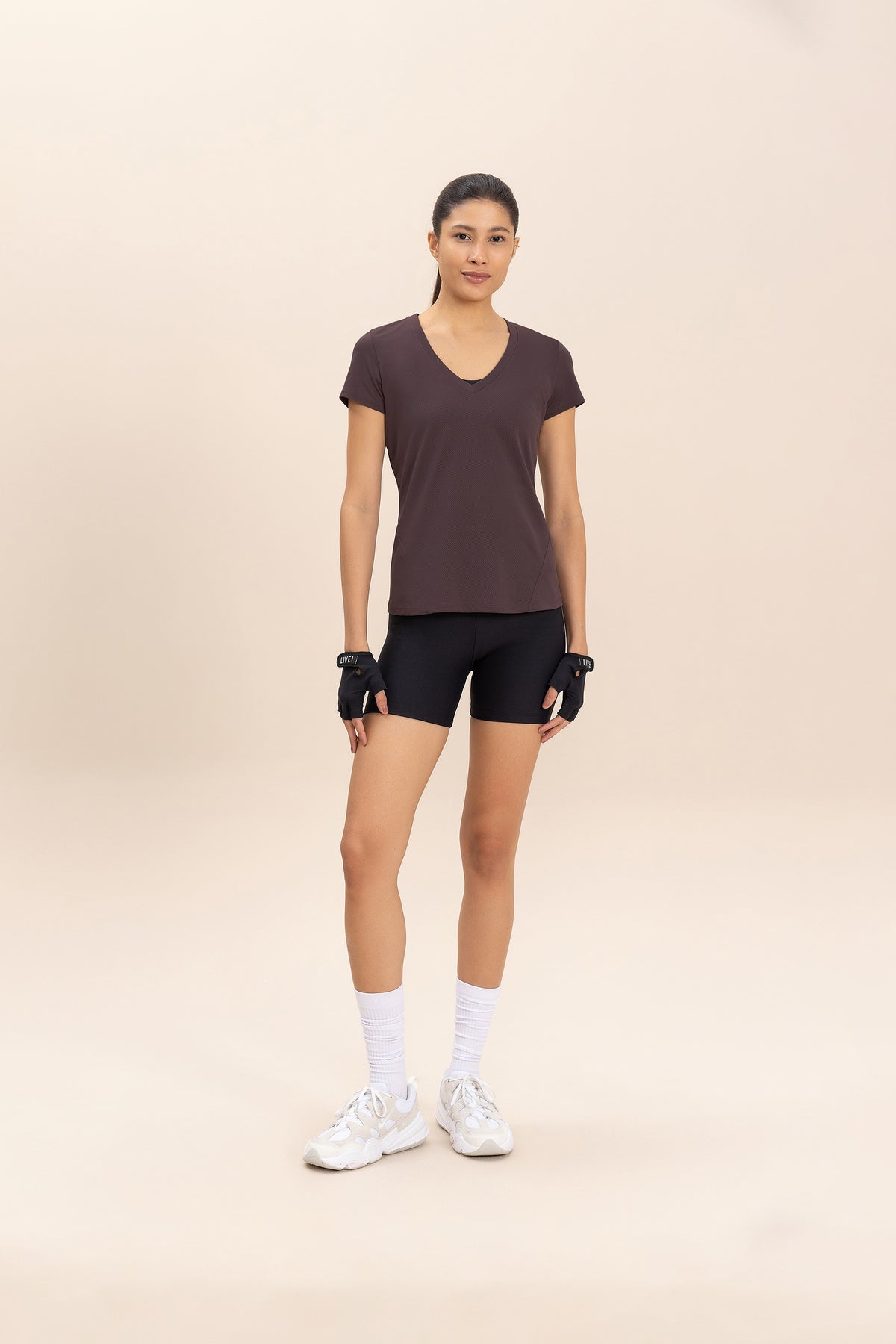 Action Side V-Neck T-Shirt