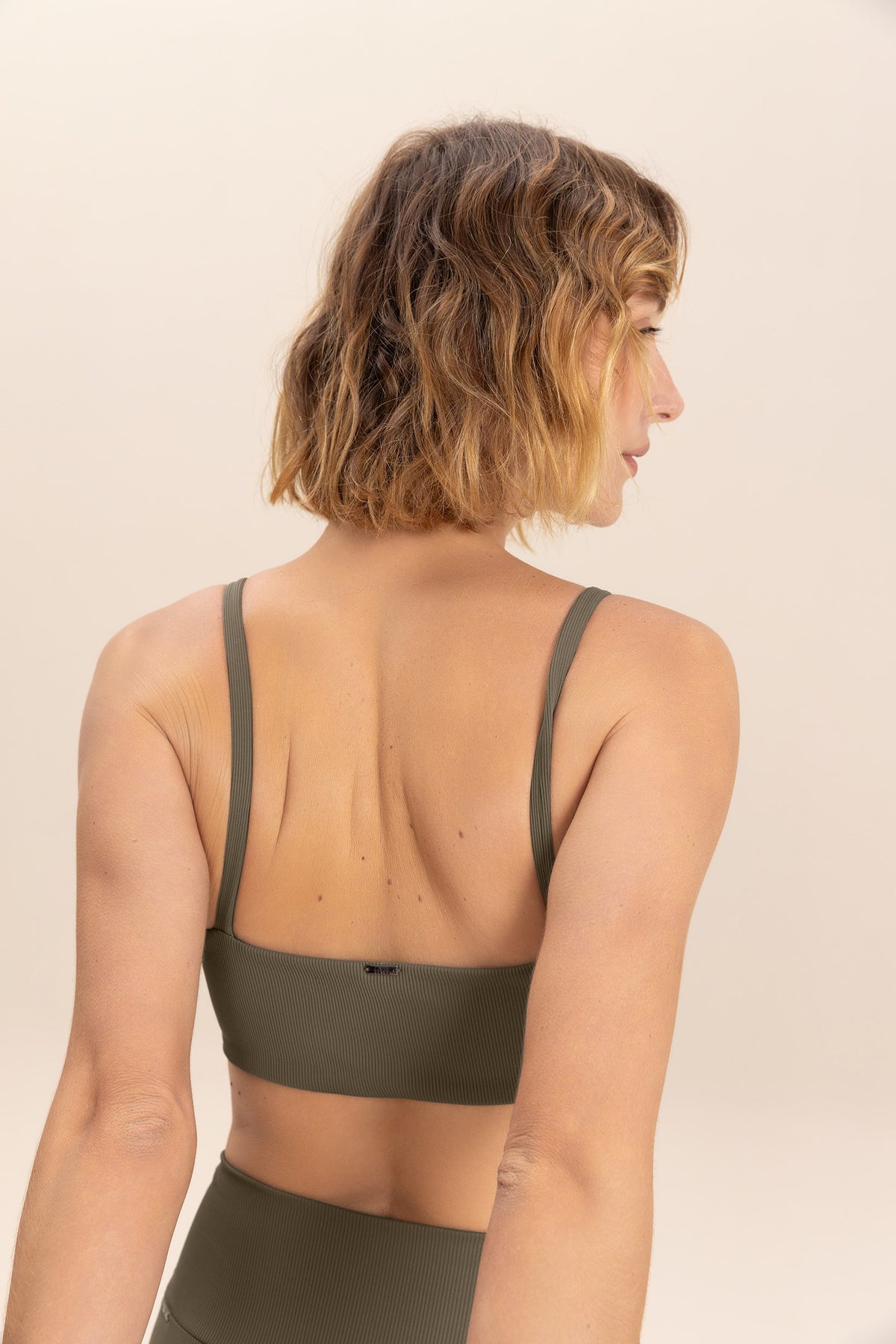 Curve Rib Block Sports Bra