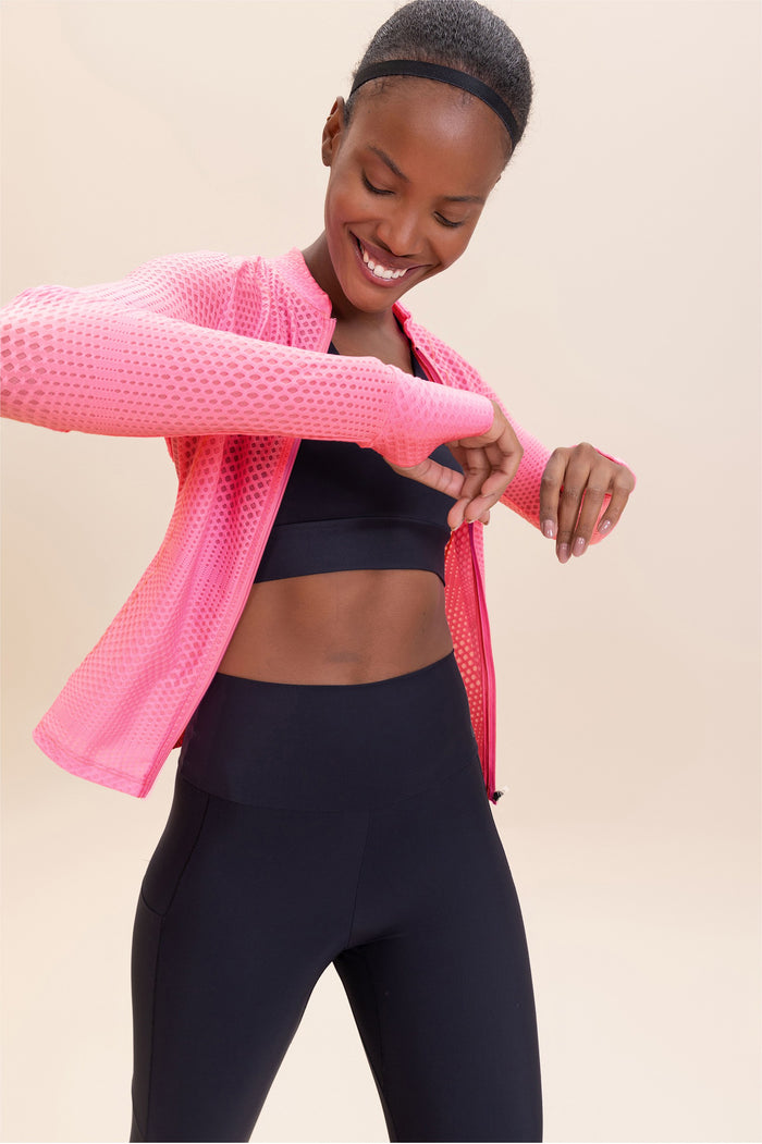 Effect Texture Run Jacket