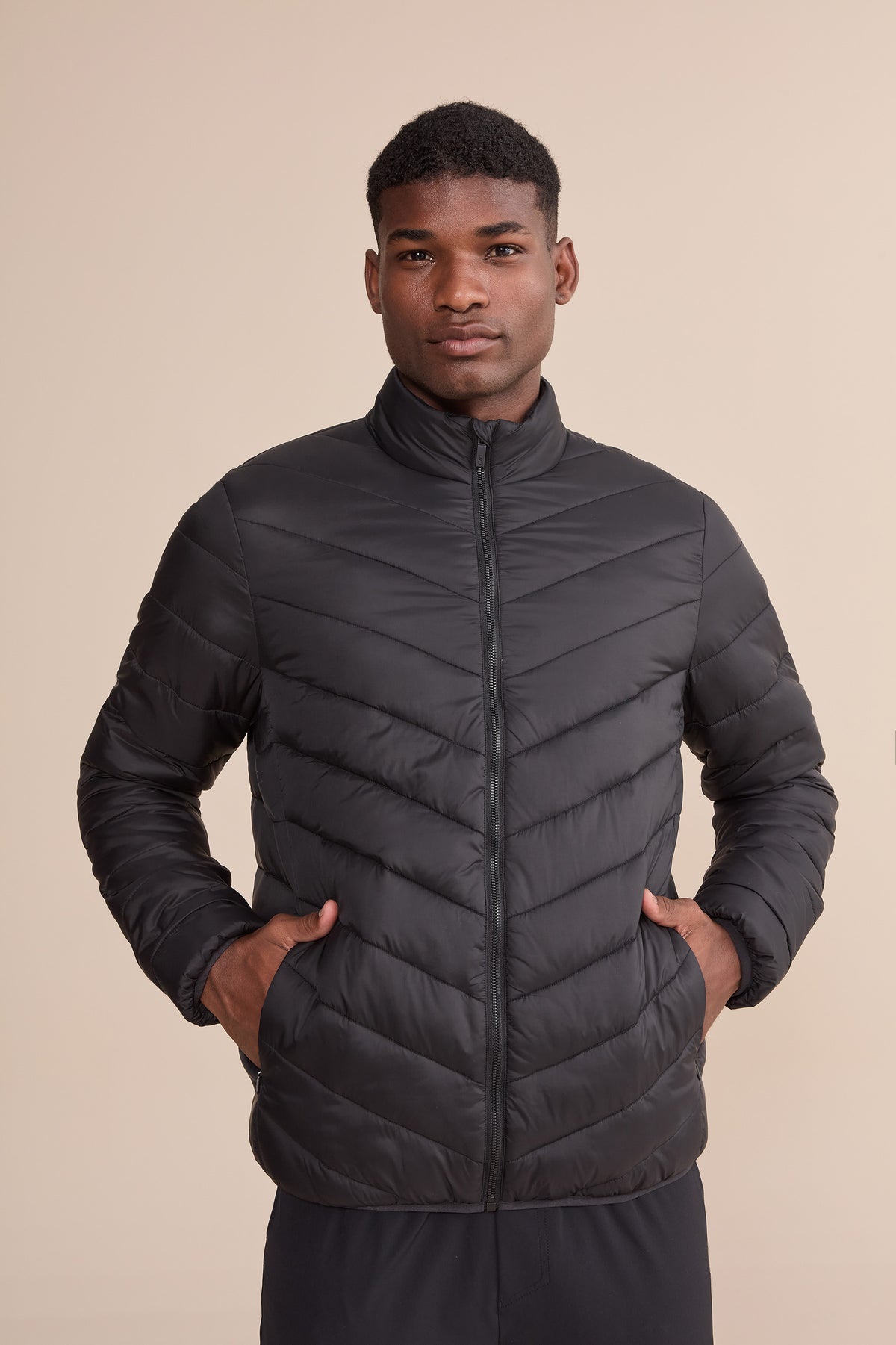 Fresh Nylon Men's Puffer Jacket