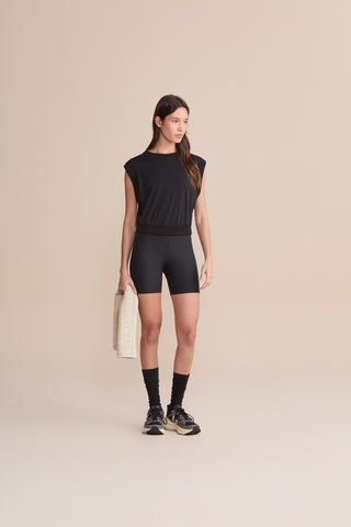 Soft Pima Cropped Tank Top