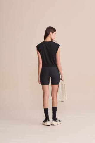 Soft Pima Cropped Tank Top