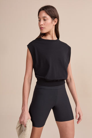 Soft Pima Cropped Tank Top