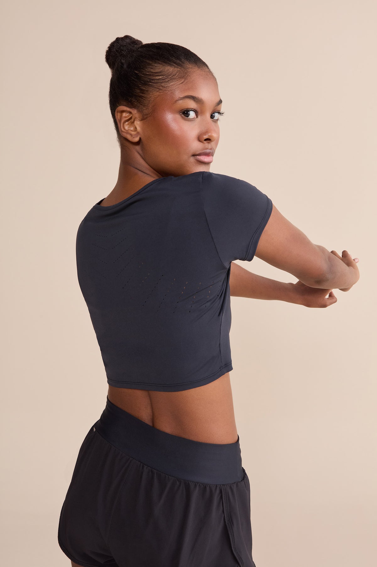 Broad Laser Cropped Top