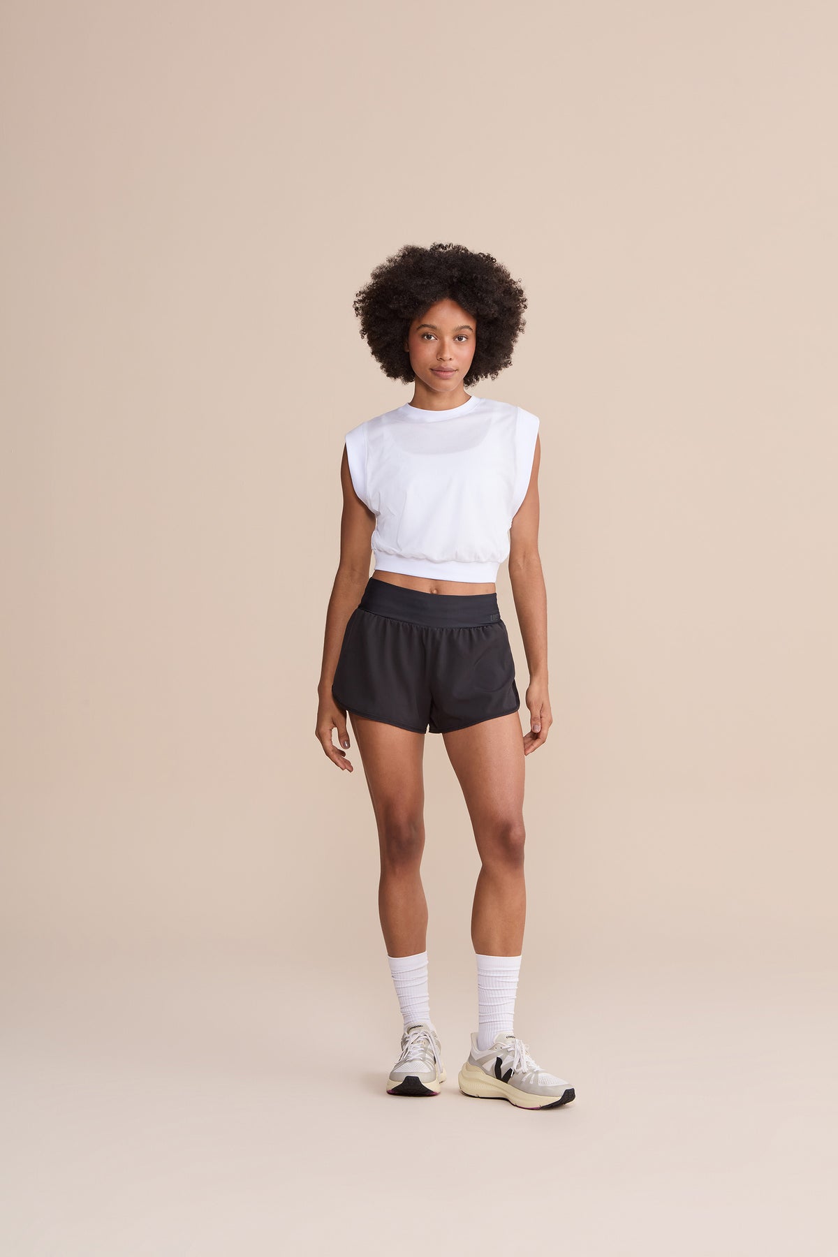Soft Pima Cropped Tank Top