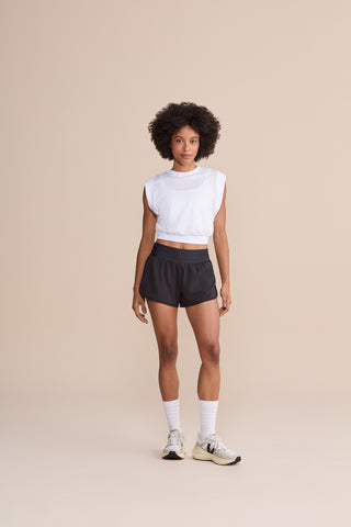 Soft Pima Cropped Tank Top