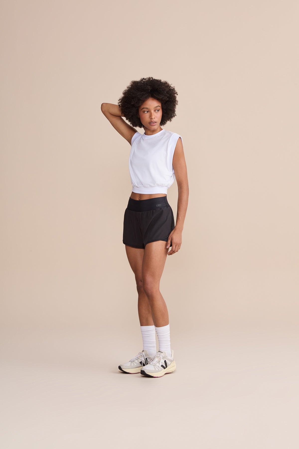 Soft Pima Cropped Tank Top