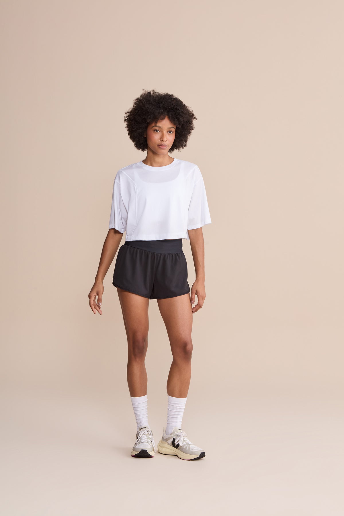Soft Pima Cropped T-Shirt