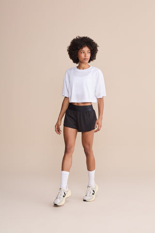 Soft Pima Cropped T-Shirt