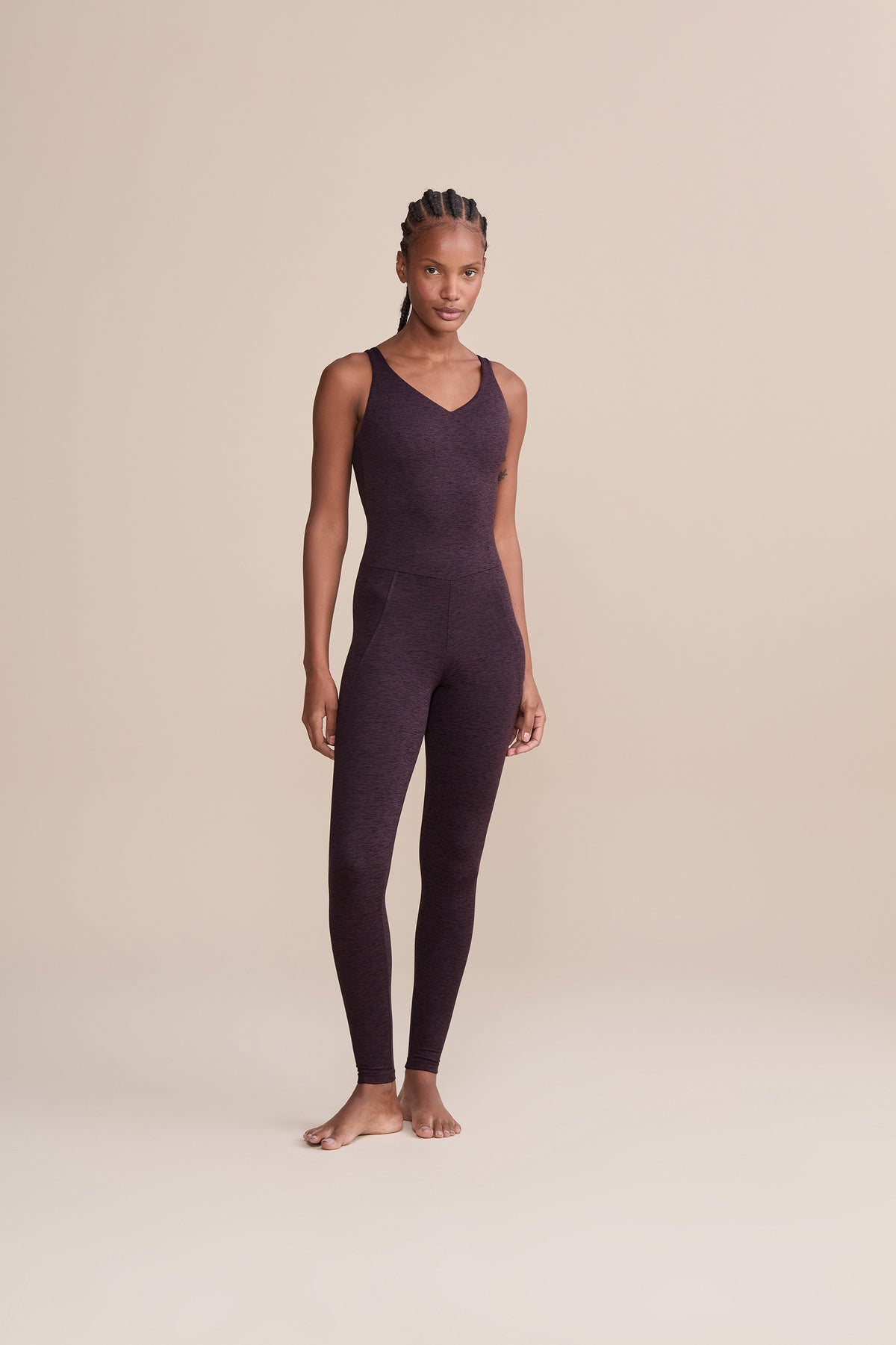 Back Strip Groove Jumpsuit