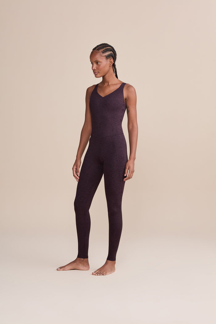 Back Strip Groove Jumpsuit