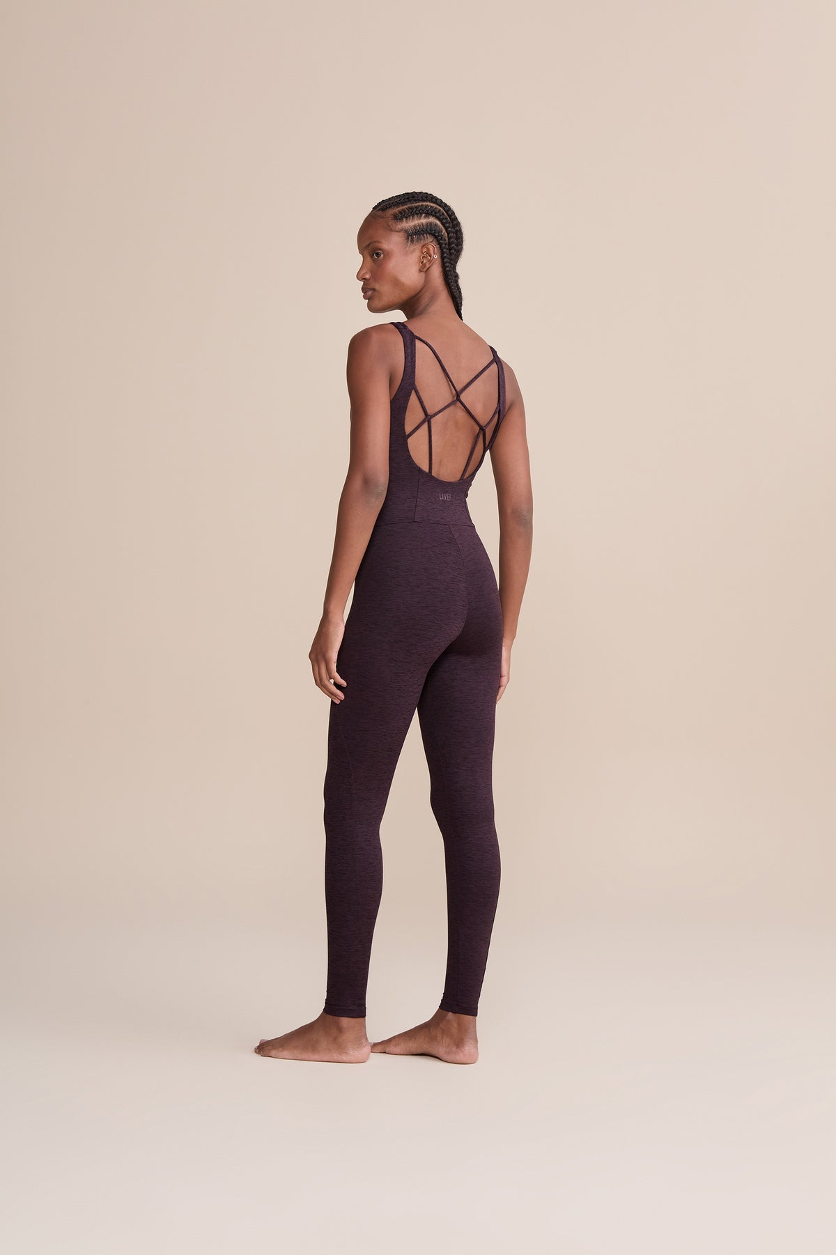 Back Strip Groove Jumpsuit