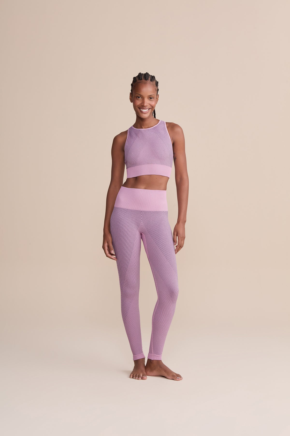 Seamless Diagonal Long Leggings