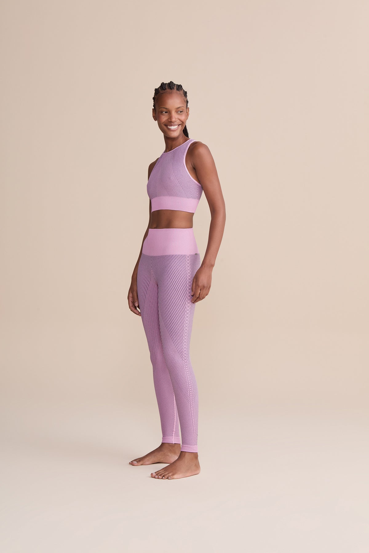 Seamless Diagonal Long Leggings