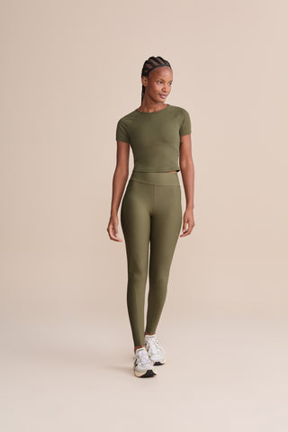 Raglan Ribbed Knit Top