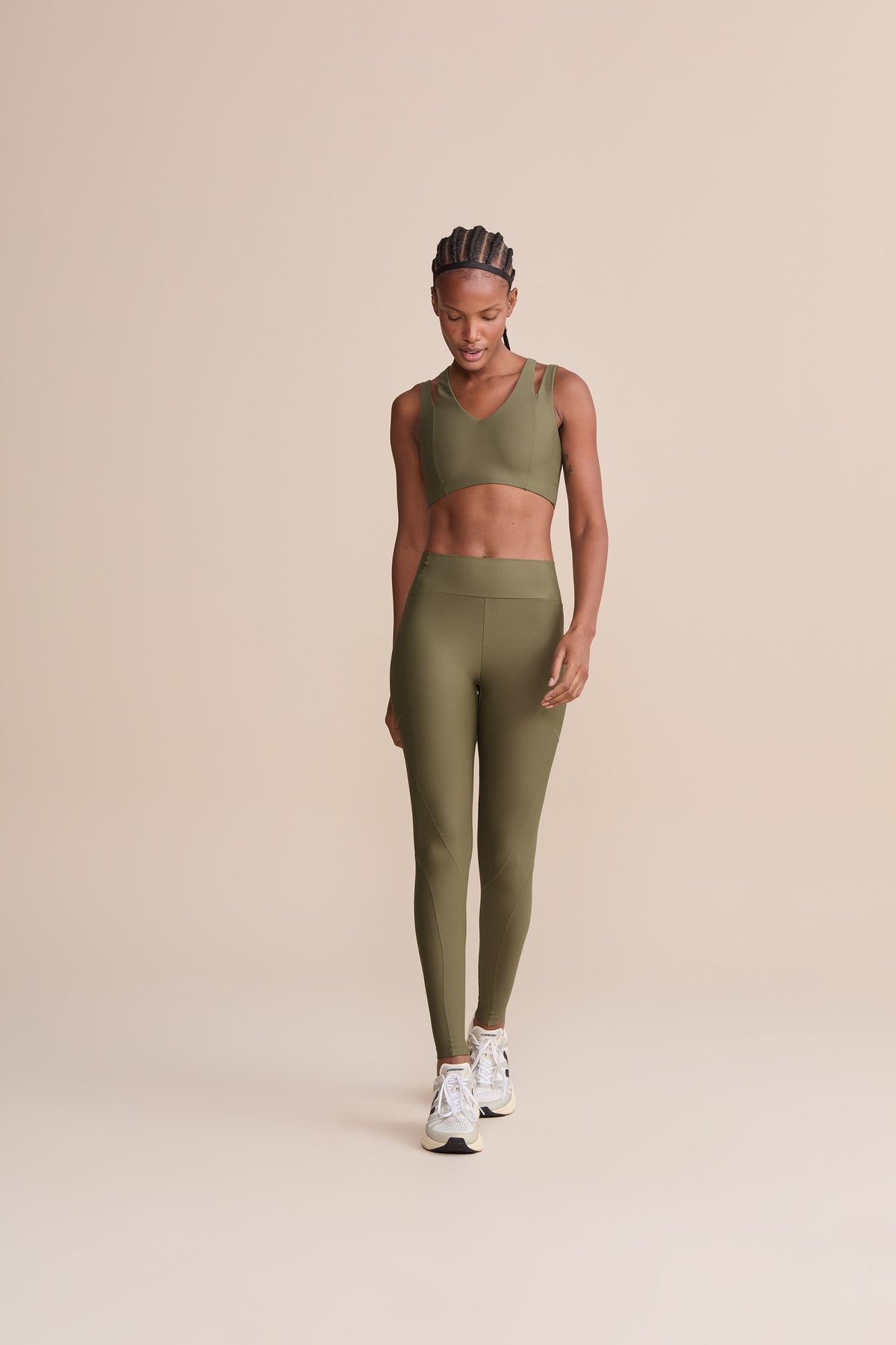 Cut Out Clash Sports Bra