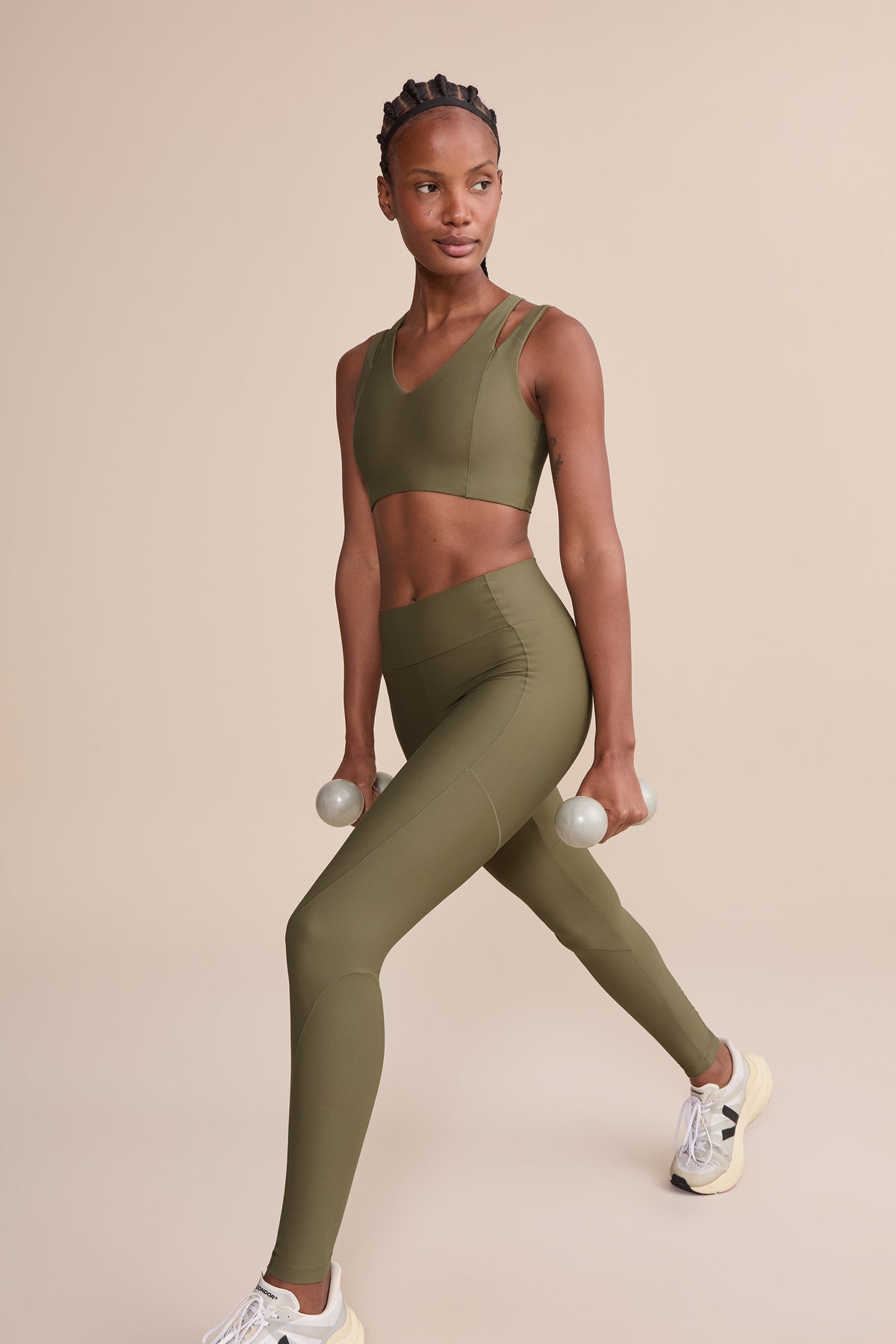 Cut Out Clash Sports Bra