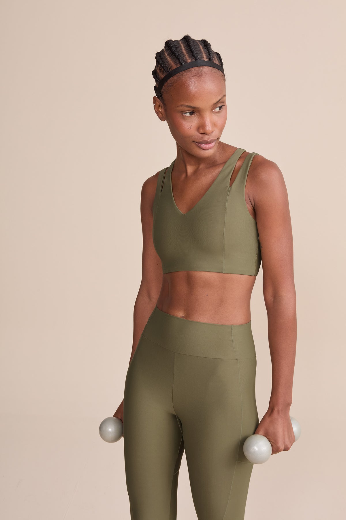 Cut Out Clash Sports Bra