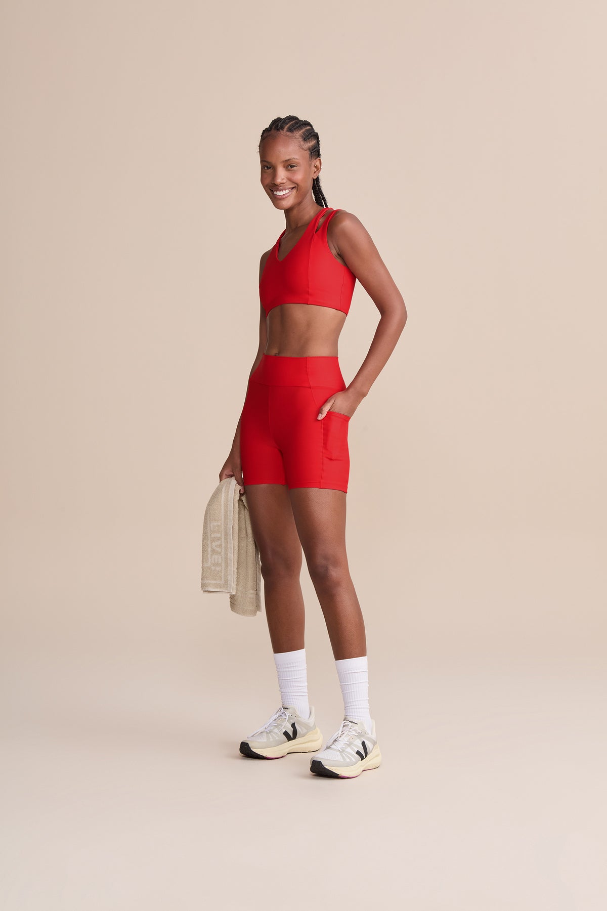 Cut Out Clash Sports Bra