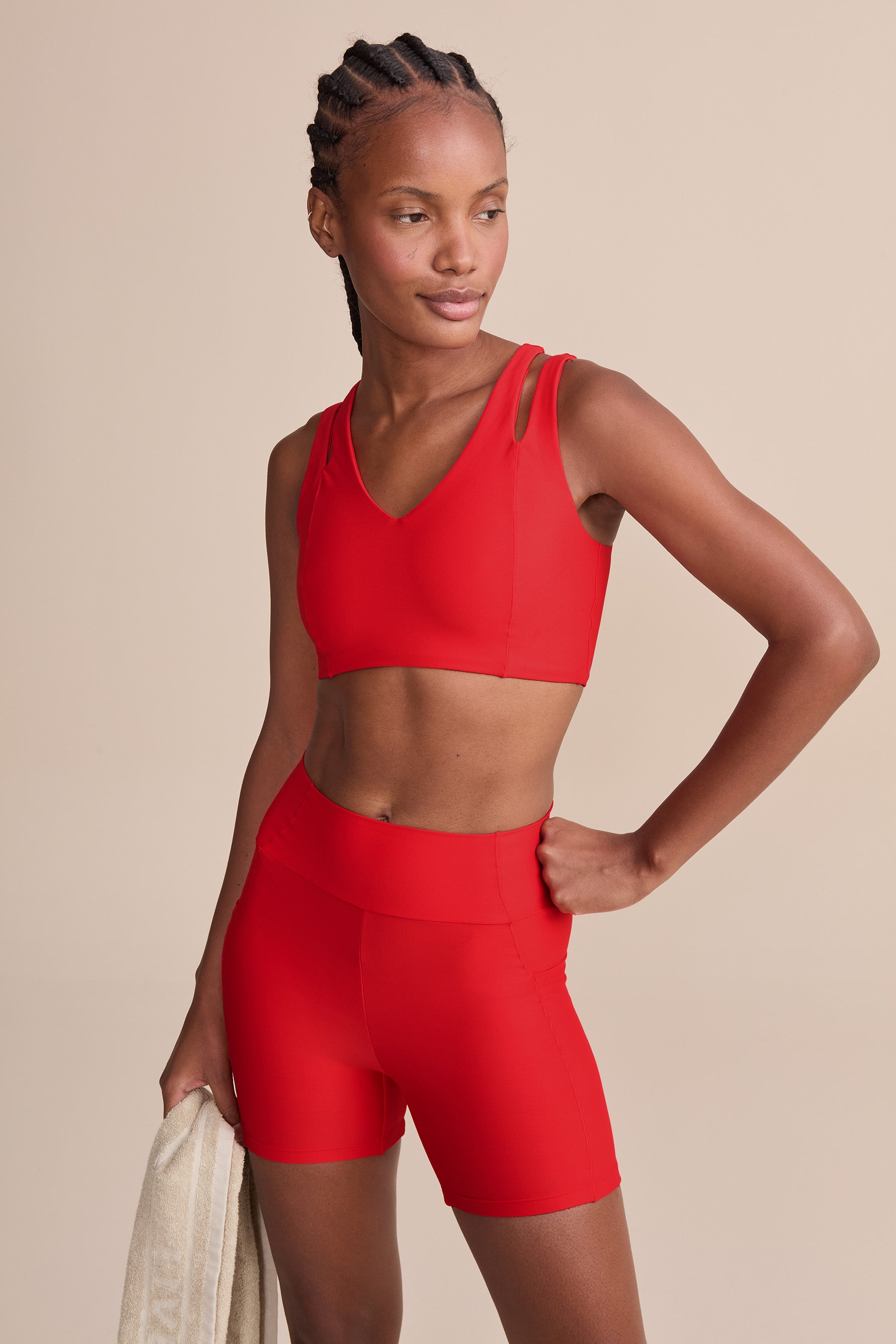 Cut Out Clash Sports Bra