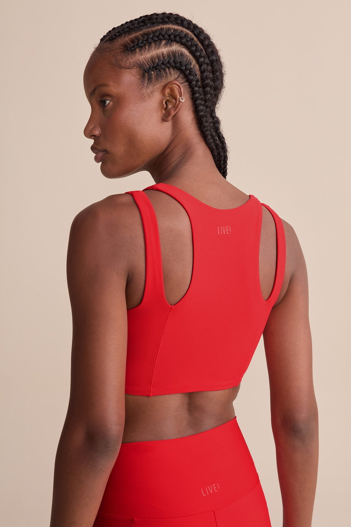 Cut Out Clash Sports Bra