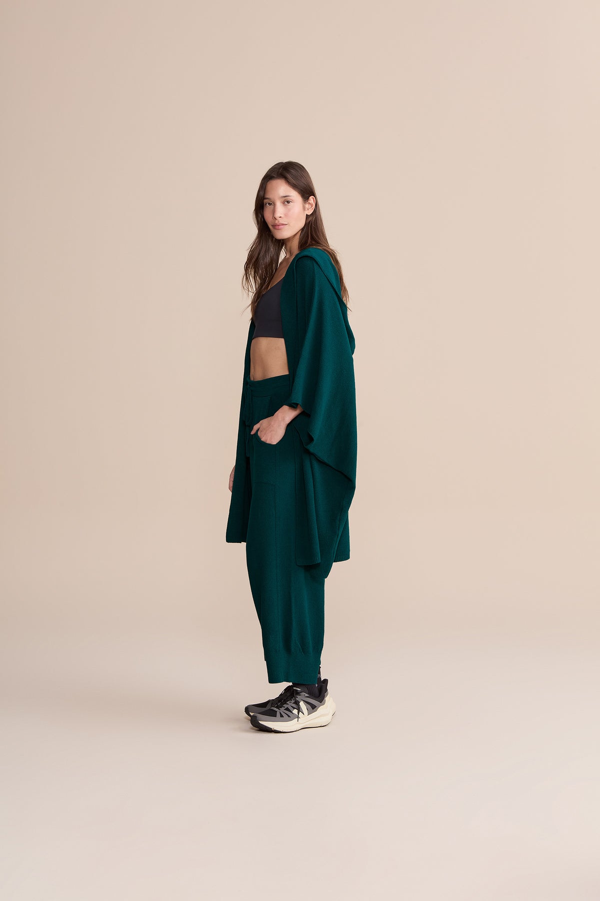 Mesh Stitch Knit Pants