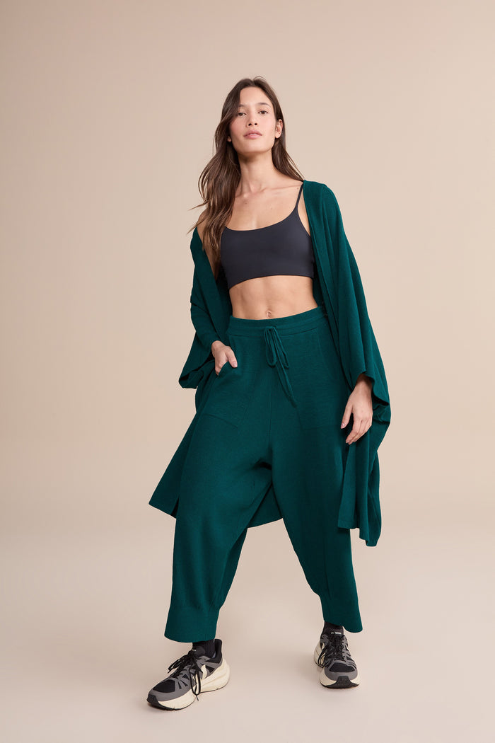 Mesh Stitch Knit Pants