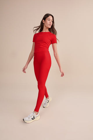 Raglan Ribbed Knit Top