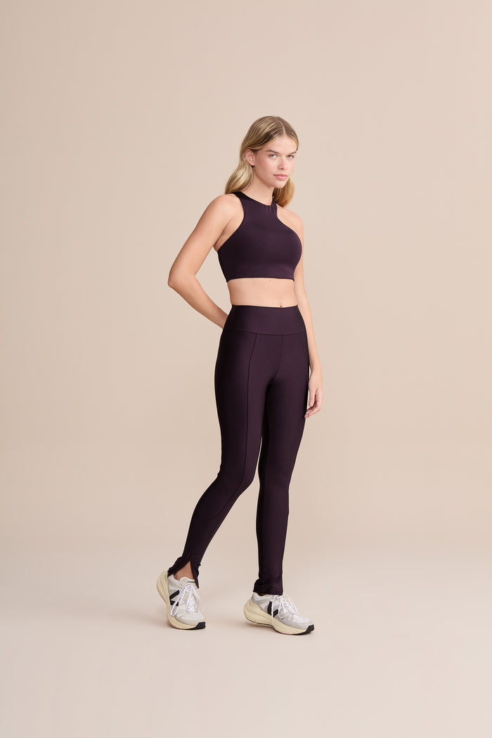 Sinuous Neoprene Shine Sports Bra