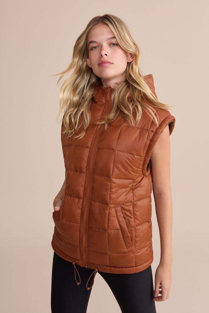 Reversible Teddy Snug Vest
