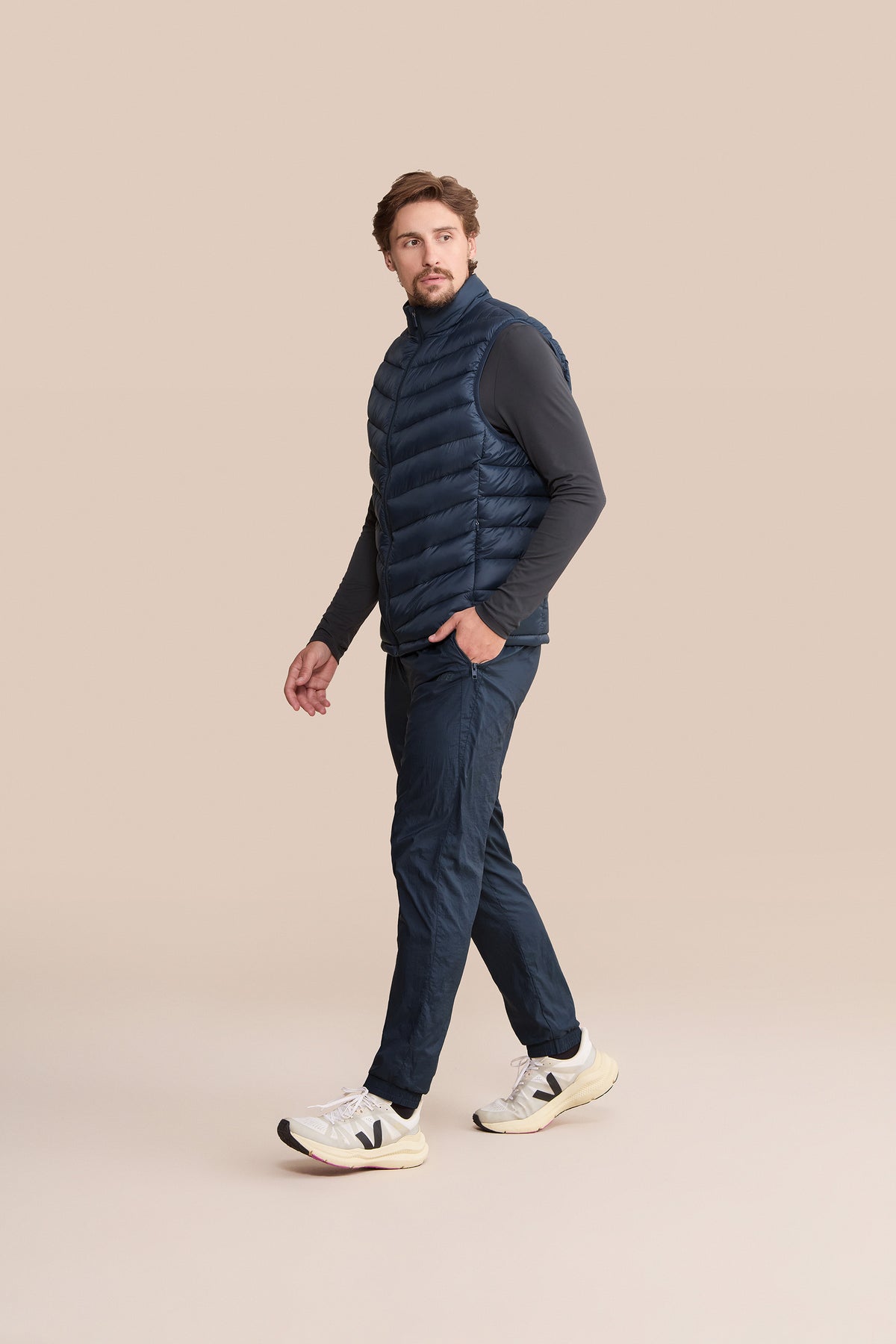 Fresh Nylon Men's Puffer Vest