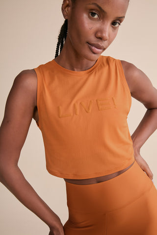 LIVE! Comfort Crop Tank Top