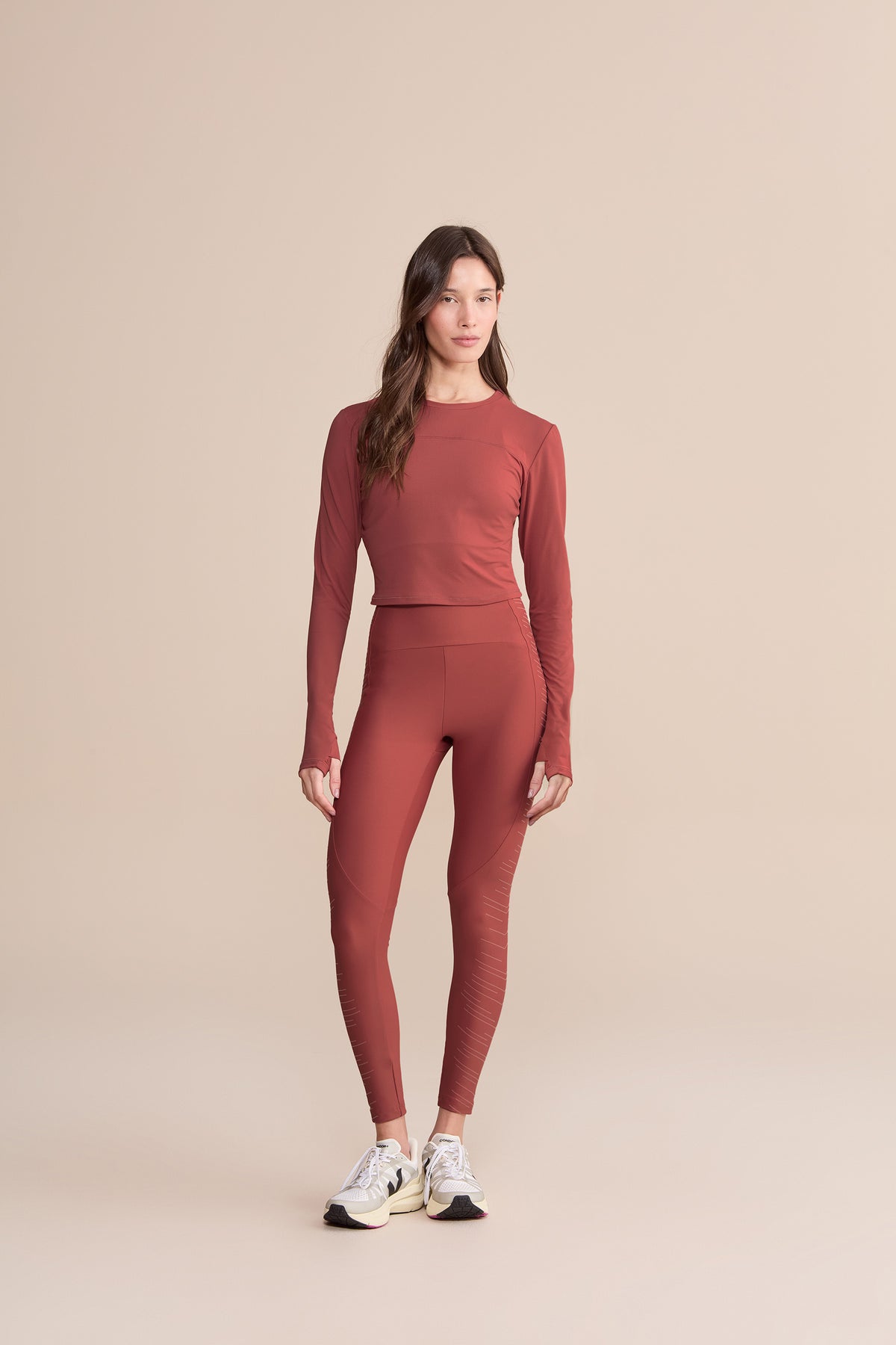 Action Skin® Cut Out Long Sleeve Top