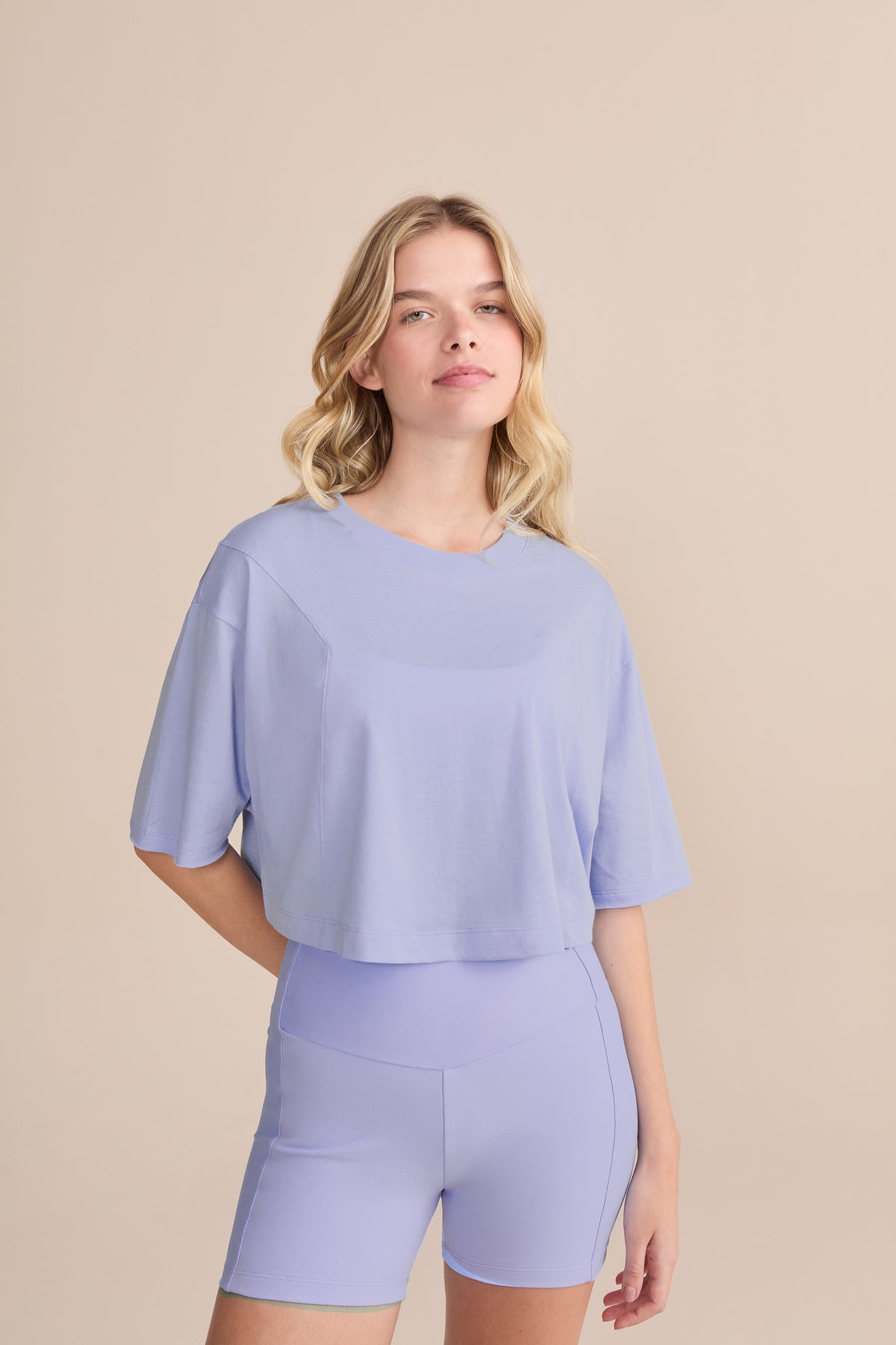 Soft Pima Cropped T-Shirt