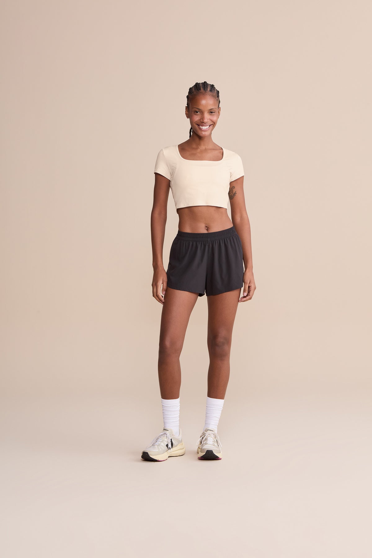 Broad Laser Cropped Top