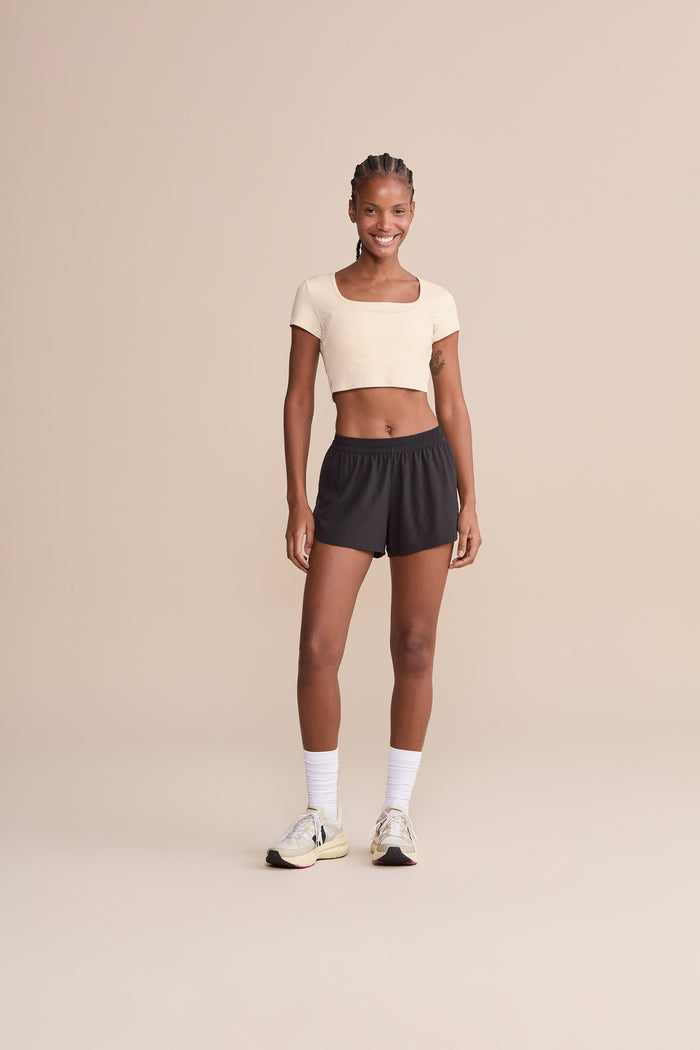 Broad Laser Cropped Top