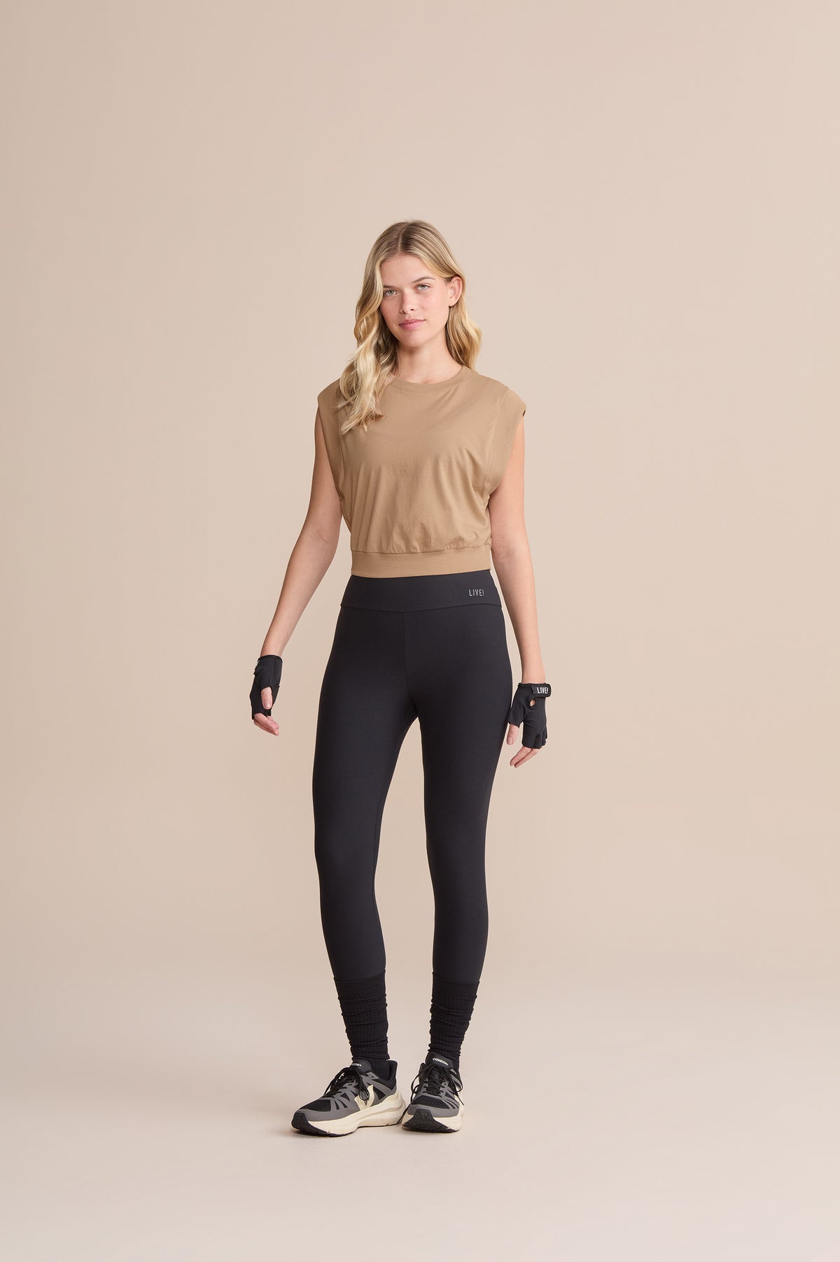 Soft Pima Cropped Tank Top